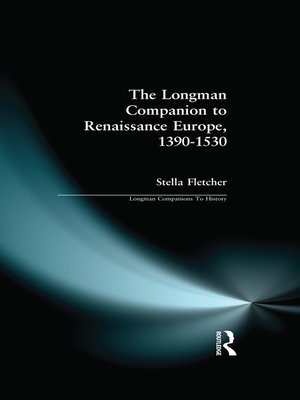 cover image of The Longman Companion to Renaissance Europe, 1390-1530